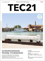 TEC21 2014|30-31 Architekturbiennale Venedig: Fundamentals