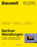 Bauwelt 19.15 Berliner Wandlungen
