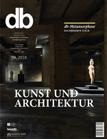 db deutsche bauzeitung 2018|09 Kunst und Architektur
