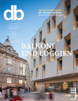 db deutsche bauzeitung 2020|09 Balkone und Loggien