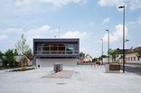 Marktplatz und Feuerwehr Pottendorf, Foto: Rupert Steiner