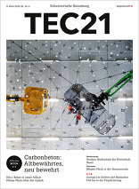 TEC21 2018|10-11 Cartonbeton: Altbewährtes, neu bewehrt