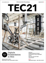 TEC21 2019|24 Digitale Vorfabrikation in Holz