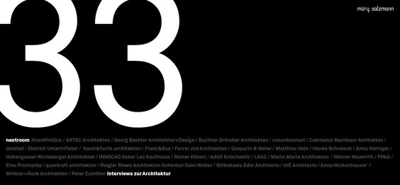 Buchpräsentation 33 Interviews zur Architektur