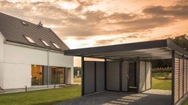 Flexible Carports aus Stahl