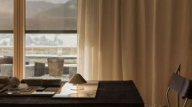 Textilscreens stilvoll integriert