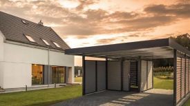 Flexible Carports aus Stahl