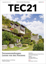 TEC21, Terrassensiedlungen: Lernen von den Pionieren. 