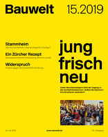 Bauwelt, jung, frisch, neu. 