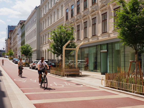Umgestaltung Argentinierstraße zur Fahrradstraße